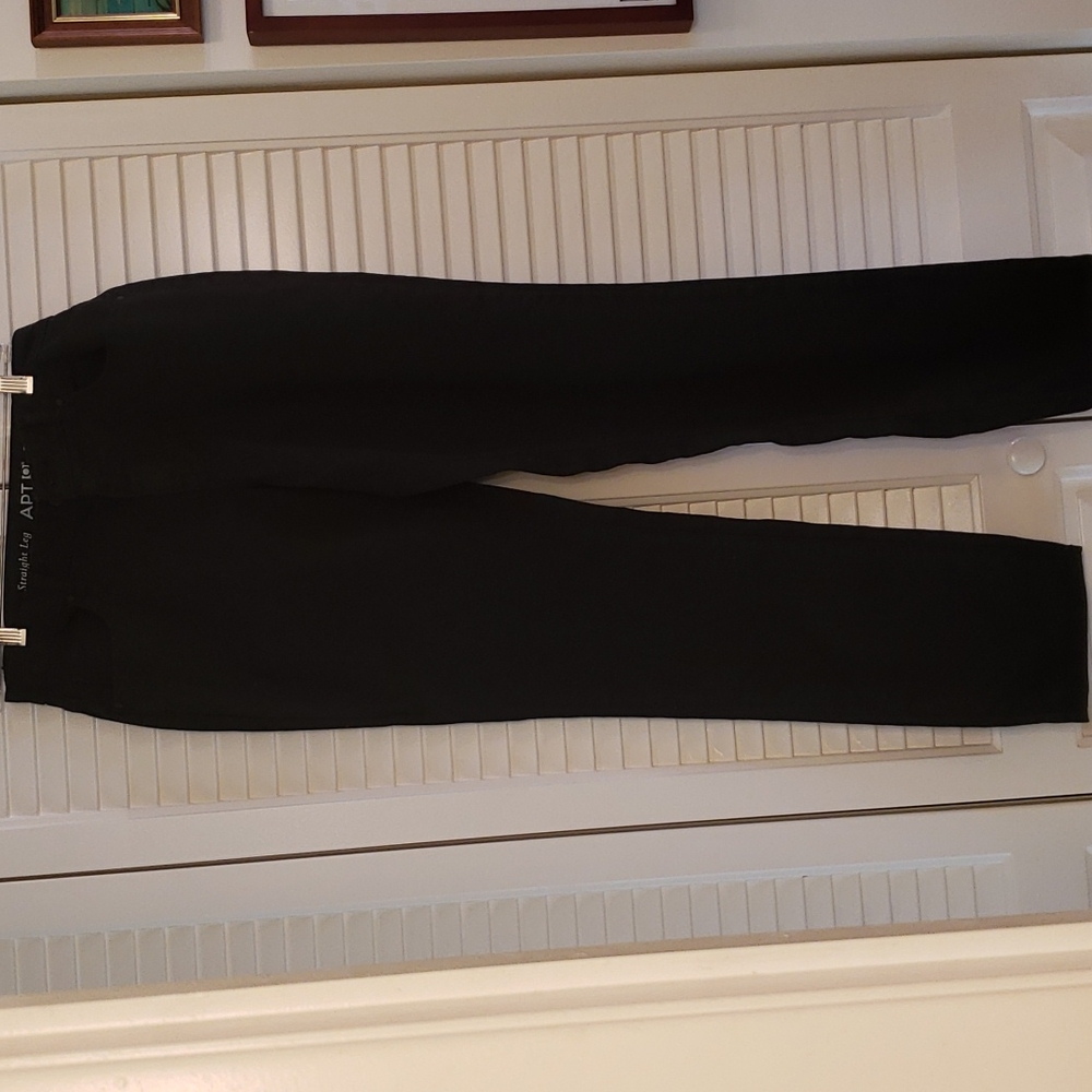 Apt 9 straight leg black pants - Picture 2 of 3
